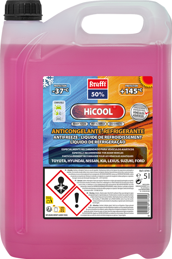 ANTICONGELANTE HiCOOL 5L