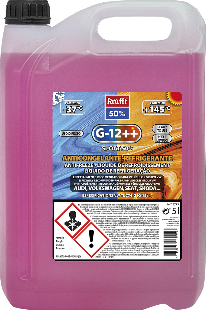 REFRIGERANTE ROSA 50% G12++ 5 L