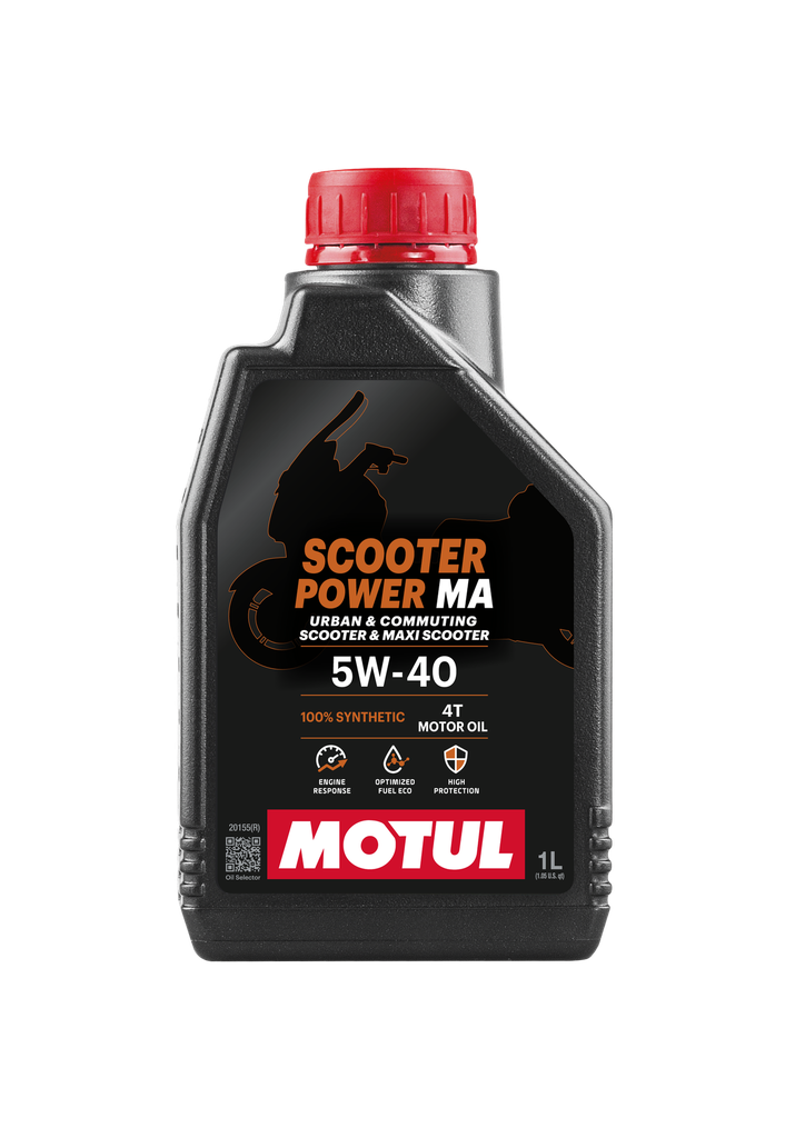 ACEITE SCOOTER POWER 4T MA 5W-40 - 1L