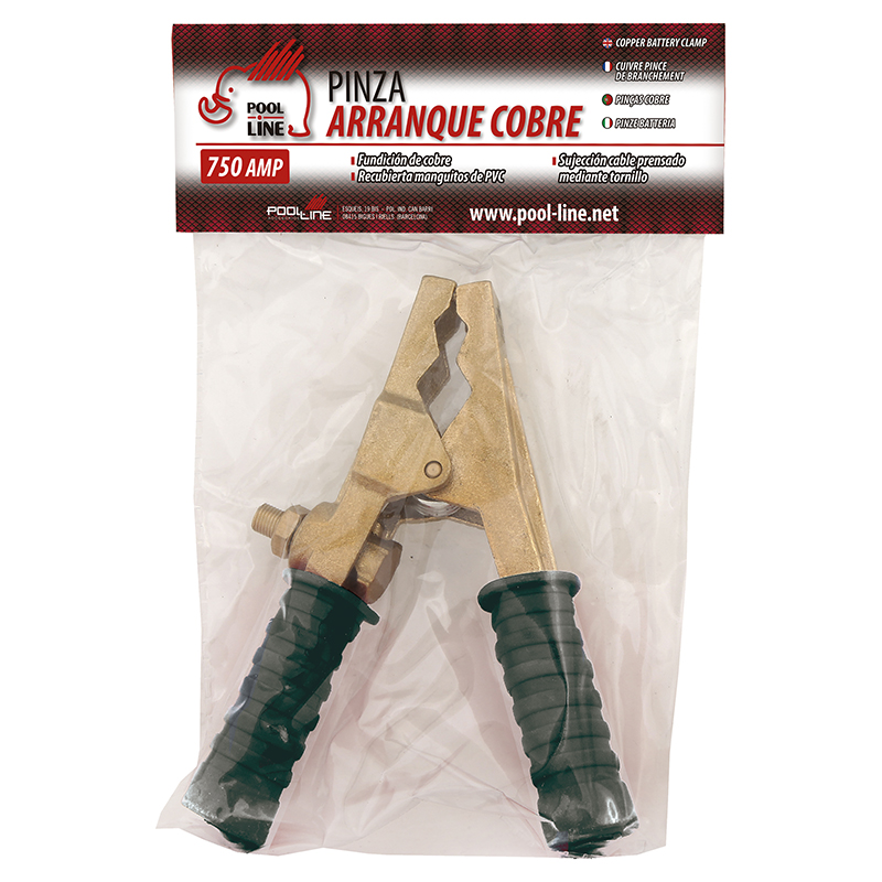 PINZA ARRANQUE MACIZA NEGRA 750