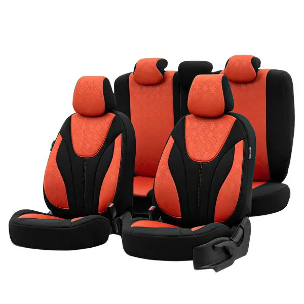 FUNDA COMPLETA RUBY NEG/NARANJA