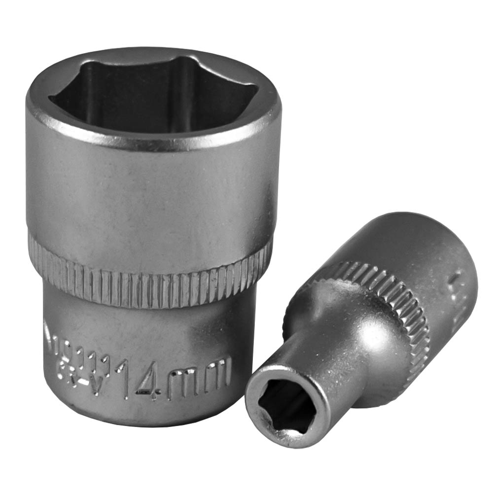 LLAVE VASO 1/4" 14 MM. 6 CARAS