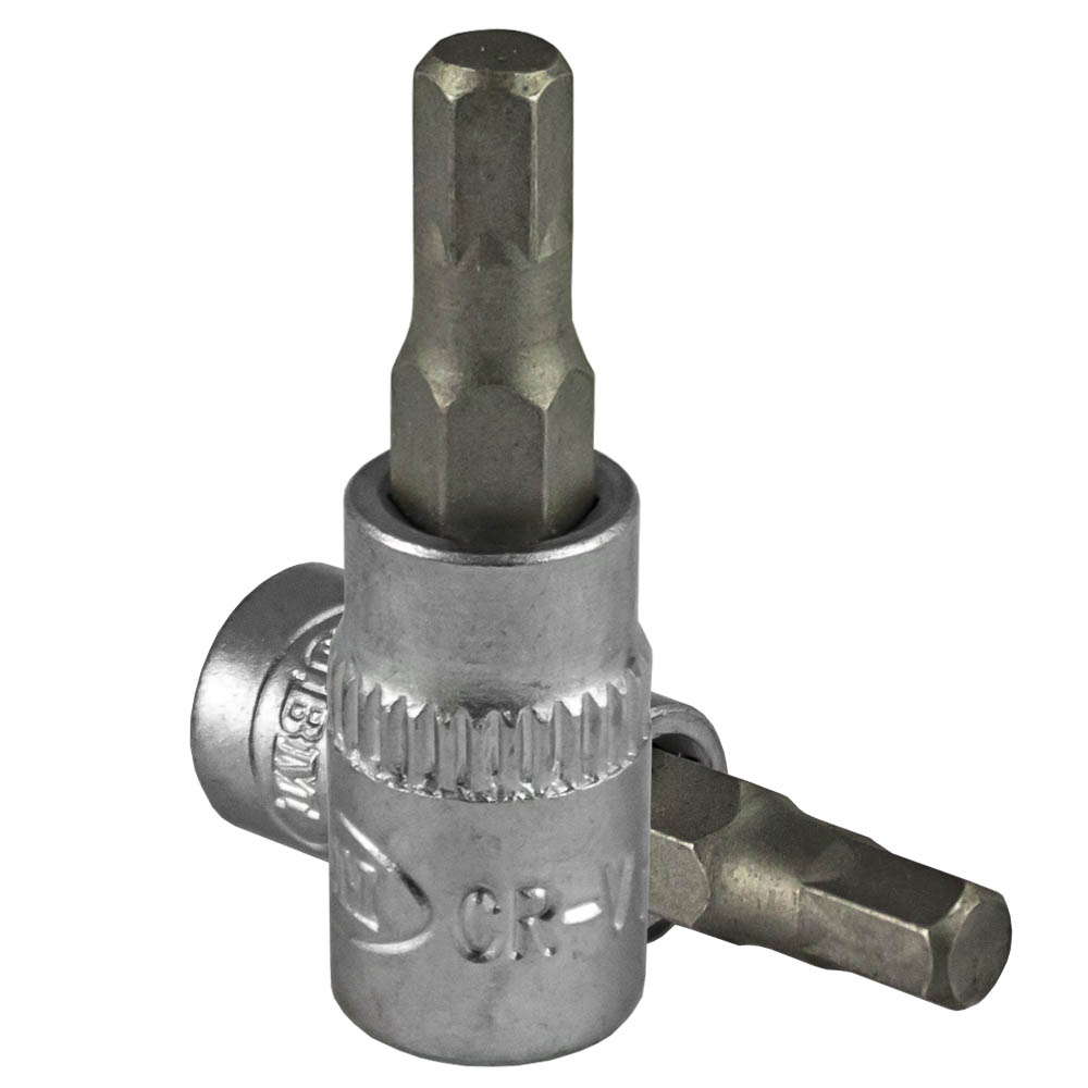 LLAVE VASO 1/4" 5 MM. HEX. MACHO