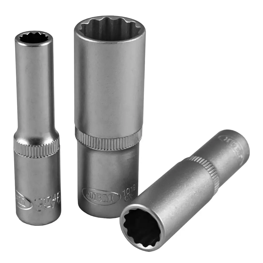 VASO DE 50MM LARGO, 9MM XZN 1/4" 12CARAS