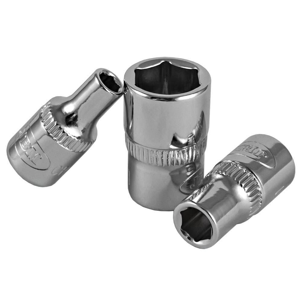 LLAVE VASO 1/4",13MM.HEX.CROM.