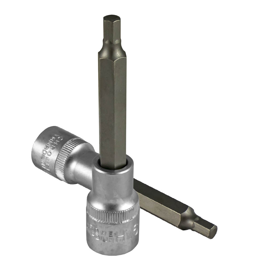 LLAVE VASO 1/2" 8 MM.HEX.M 100MM