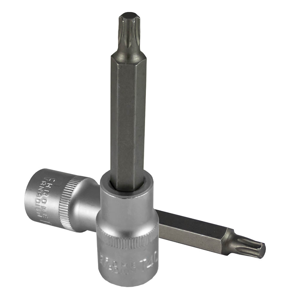 LLAVE VASO 1/2" TORX T70 100 MM.