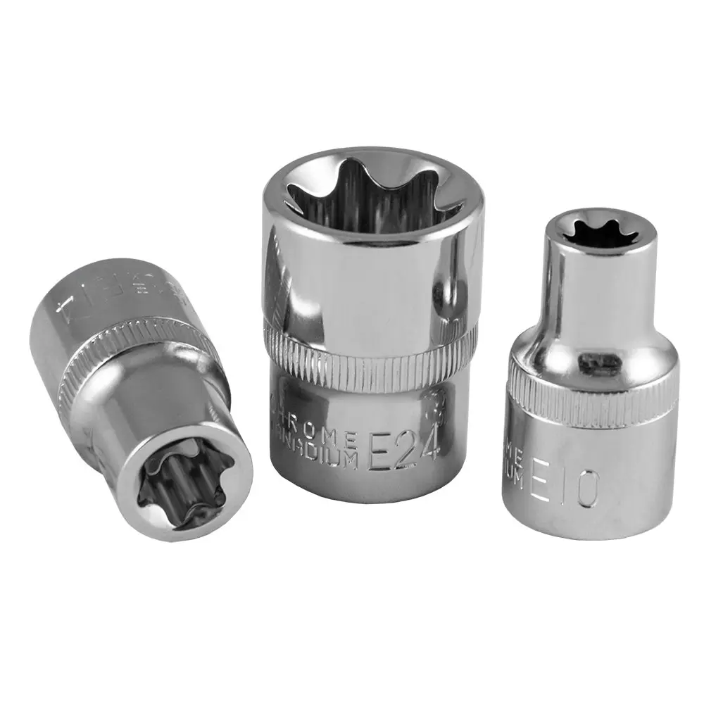 VASO DE 1/2" TORX (TX) E14 CROMA