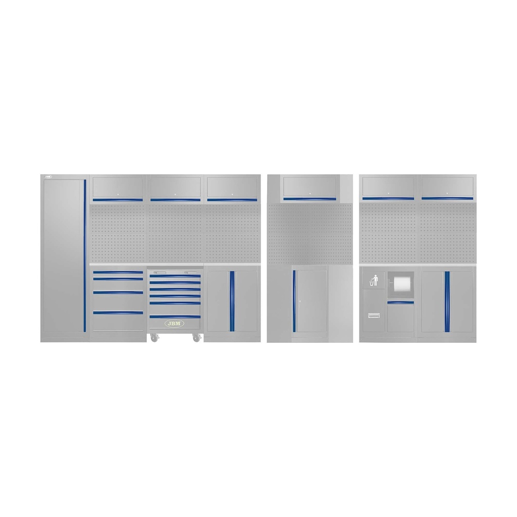 SET TIRADORES AZUL SERIE565