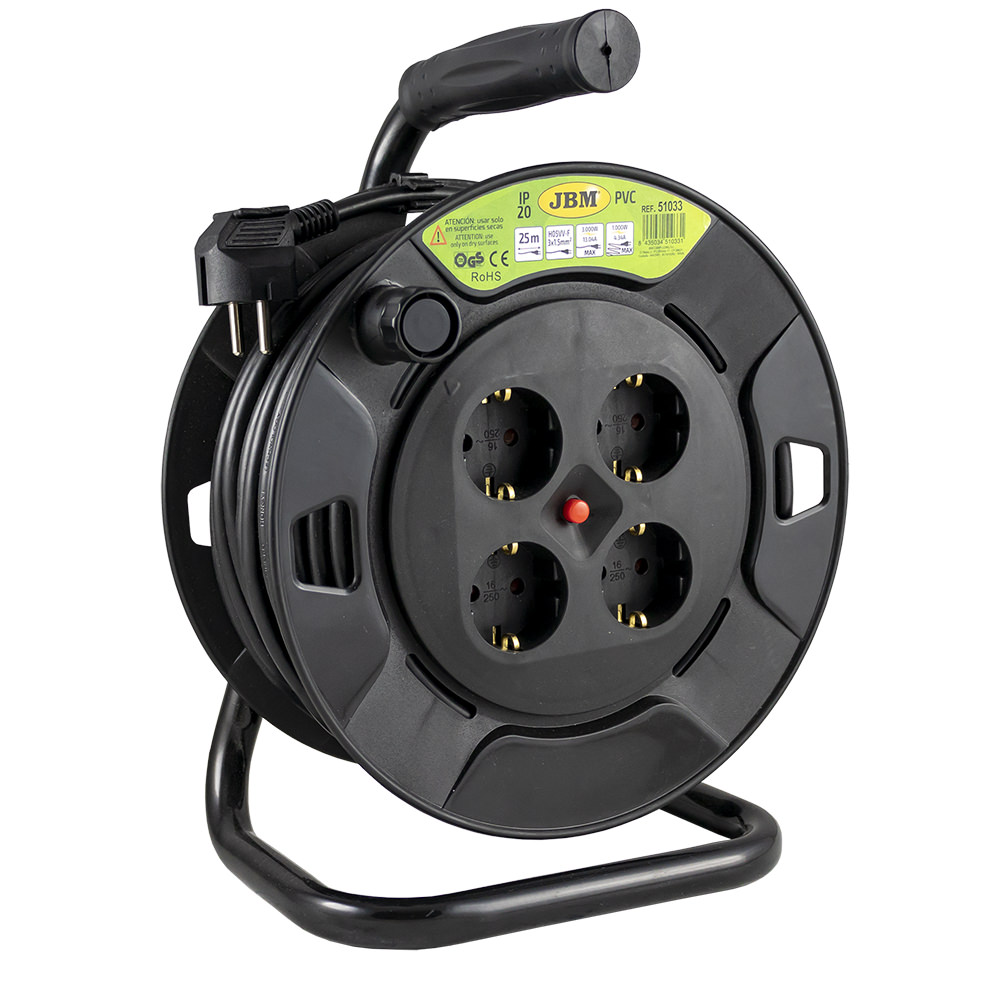 ENROLLADOR DE CABLE 25 M.
