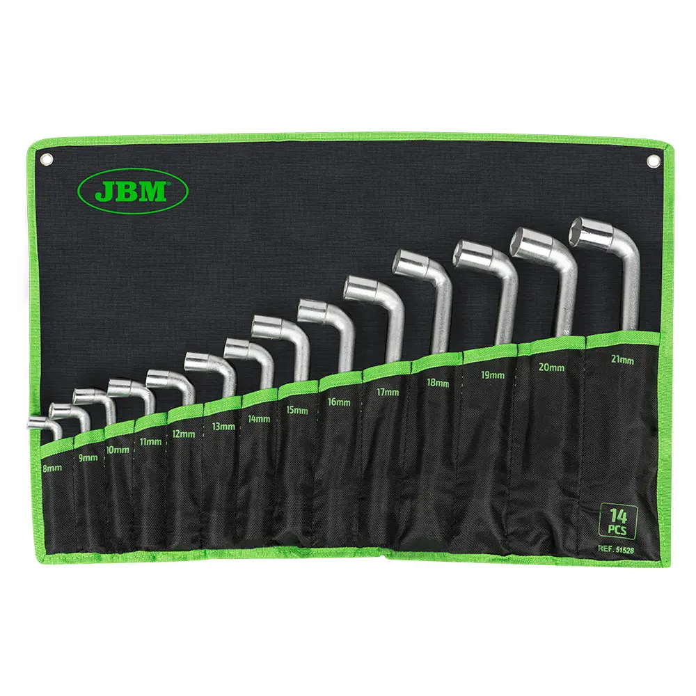 SET DE 14 LLAVES PIPA DE DOBLE BOCA 