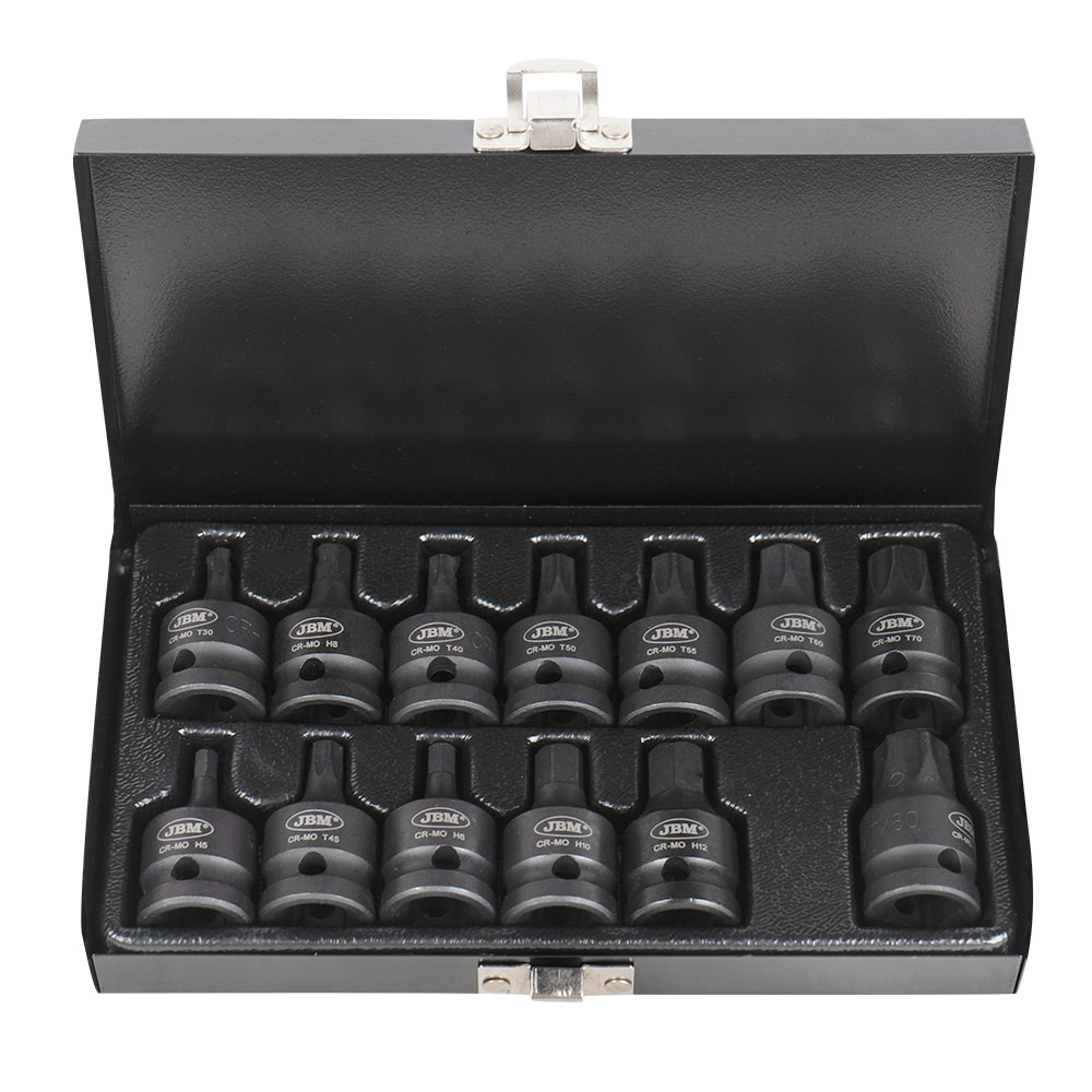 J.LLAVES VASO 1/2" TORX 13 P.