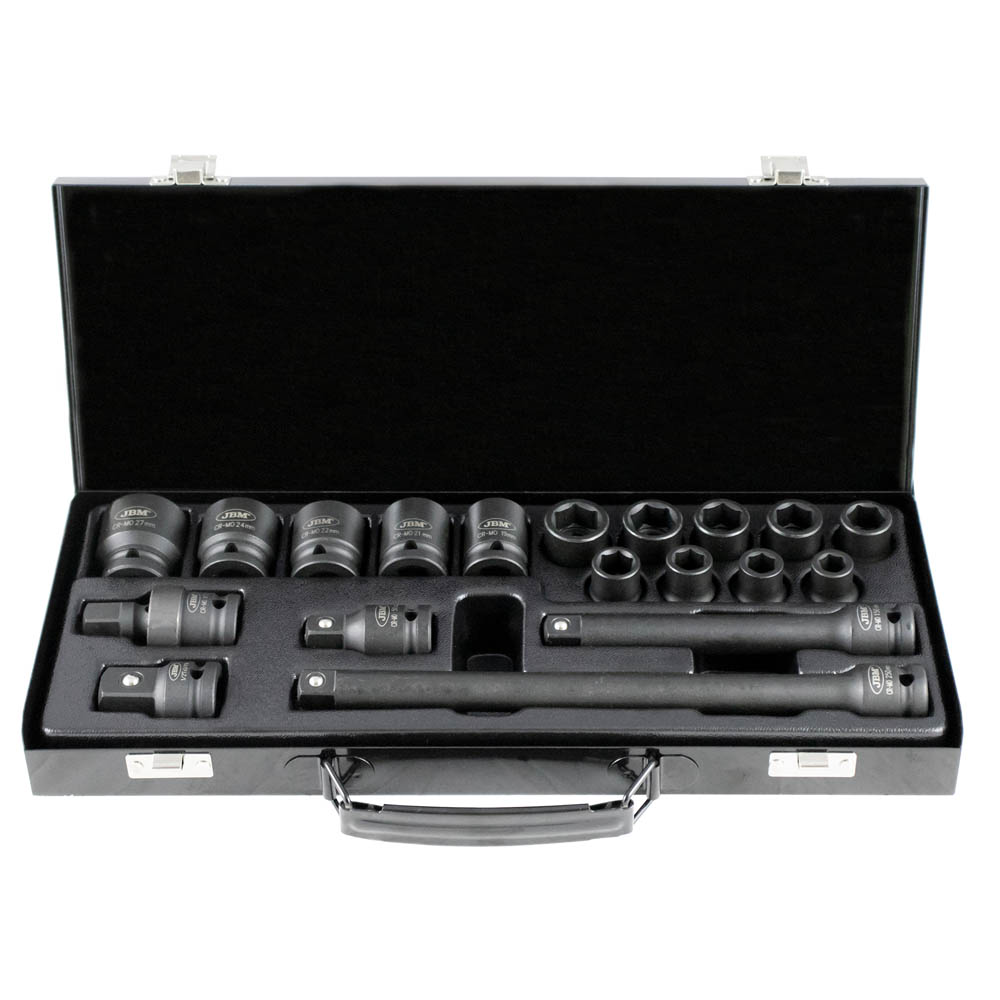 SET DE 19 PIEZAS DE IMPACTO 1/4