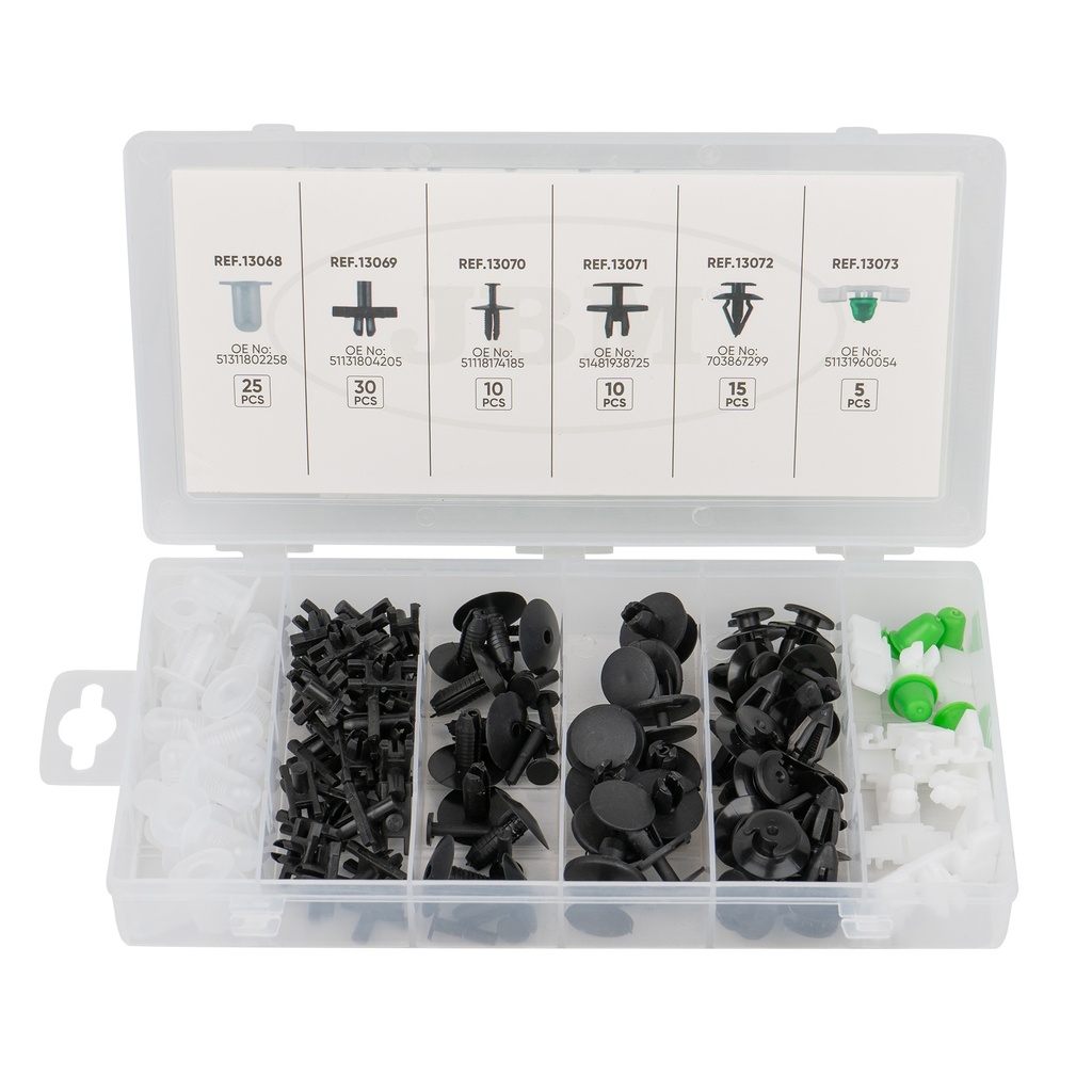 ESTUCHE CLIPS PLASTICOS "BMW"