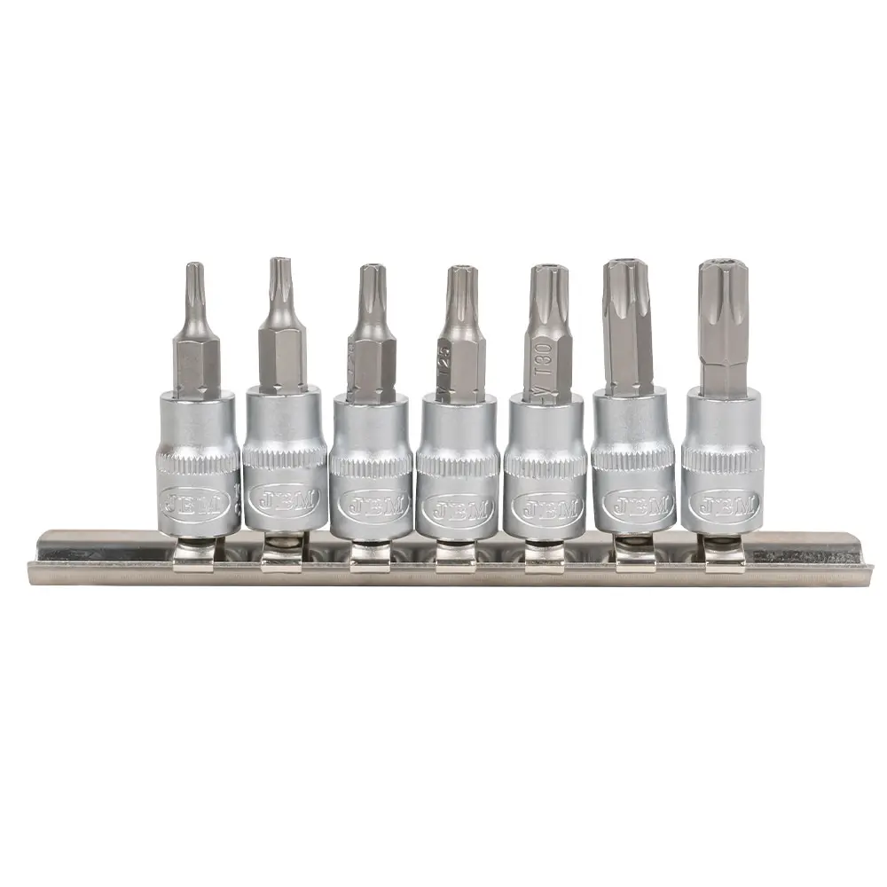 J.SIETE PUNTAS TORX 1/4"