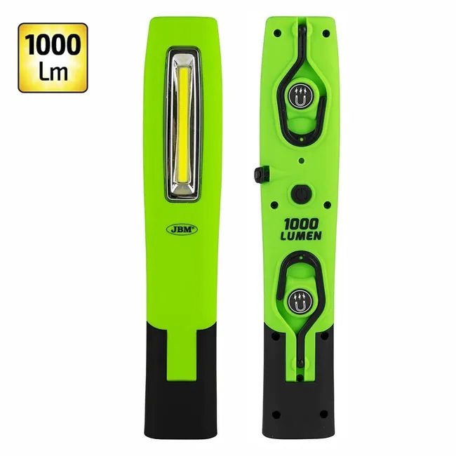 LAMPARA PORTATIL 1000 LM CON BASE IMANTADA ARTICULADA