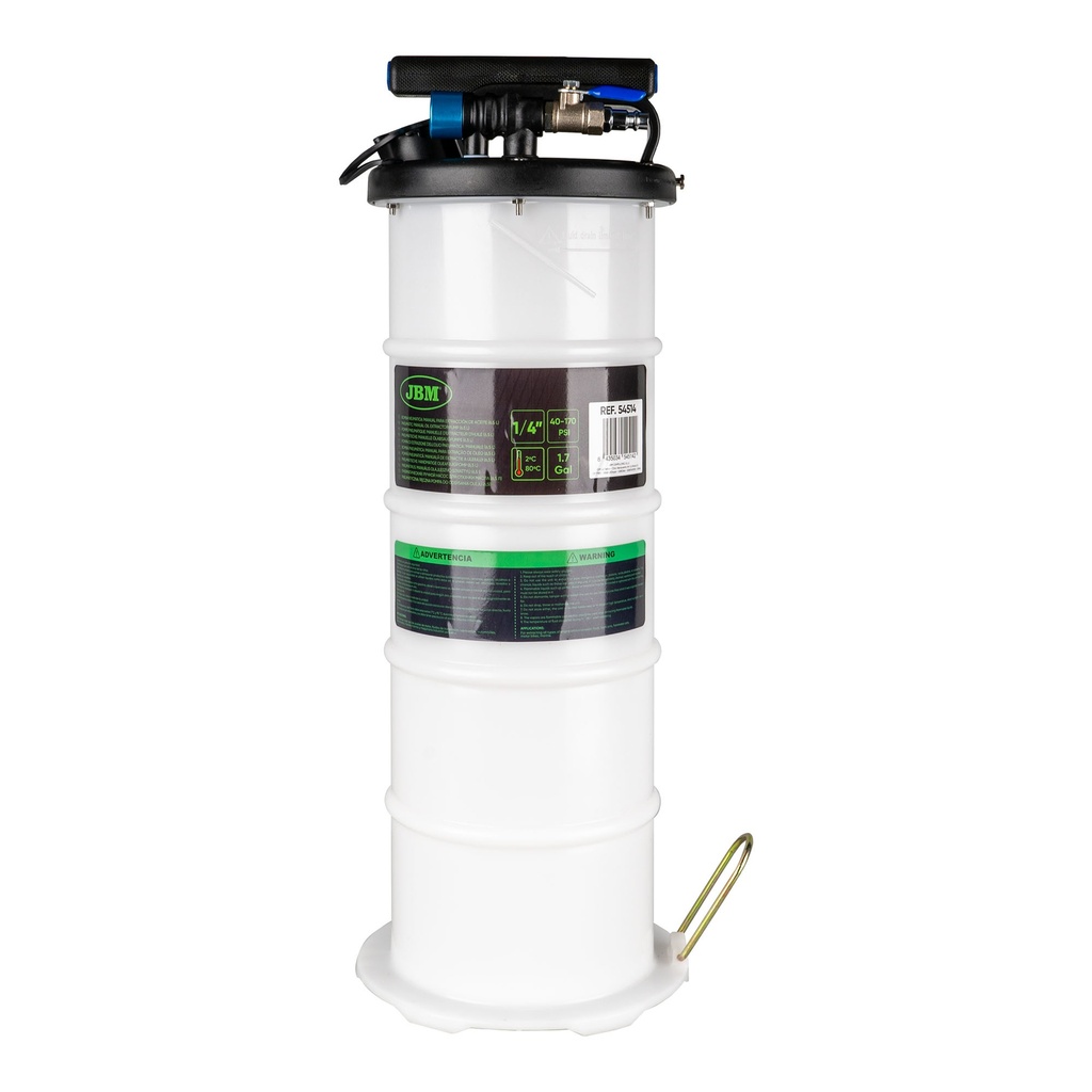 BOMBA NEUM/MAN.EXTR.ACEITE 6.5L.