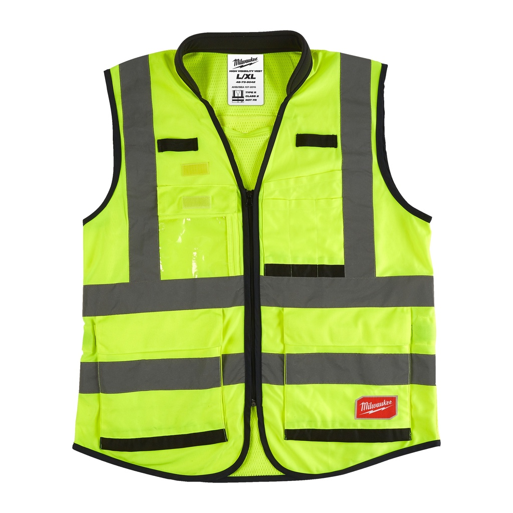 Chaleco alta visibilidad premium Amarillo - L / XL - 1 ud