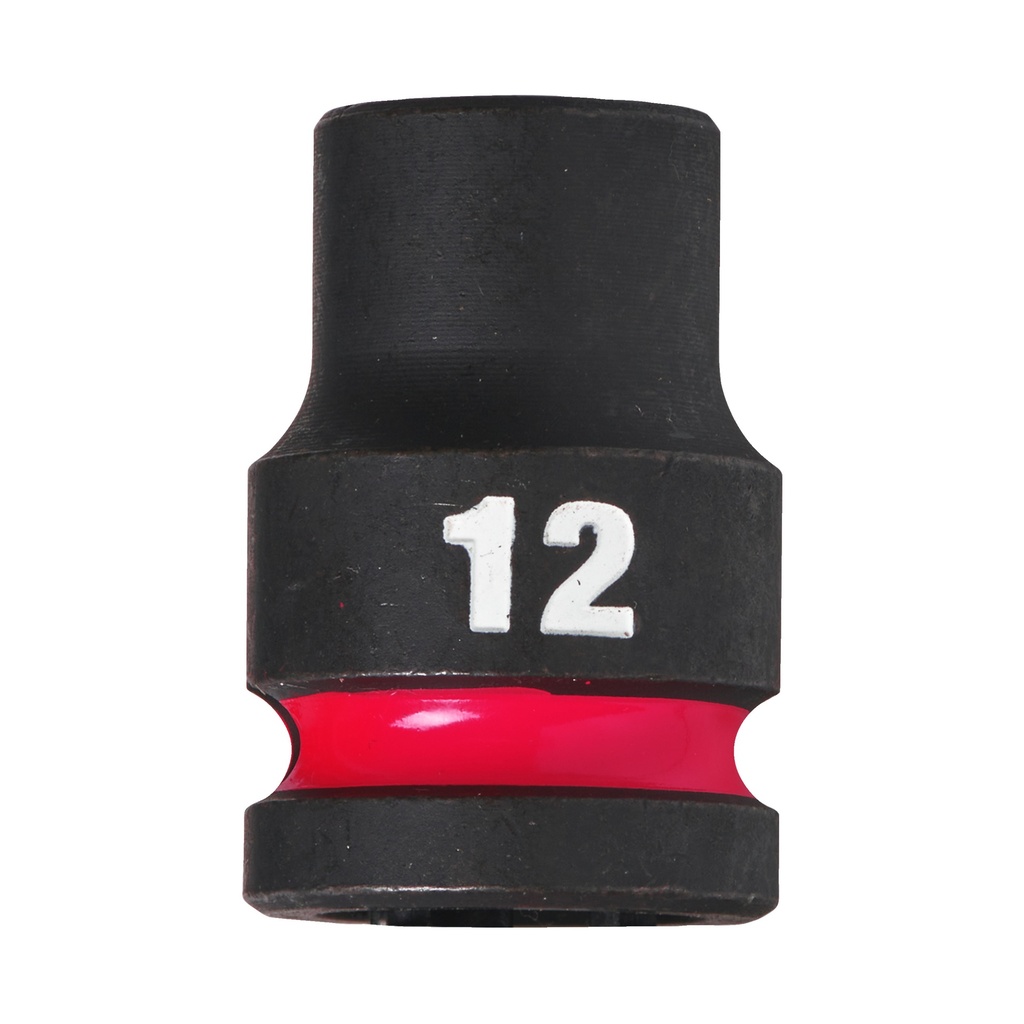Vaso de impacto 1/2" corto 12mm