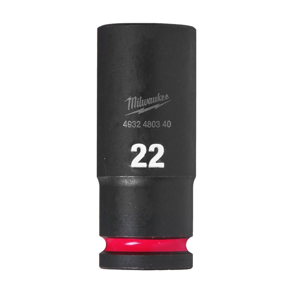 Vaso de impacto 1/2" largo 22mm