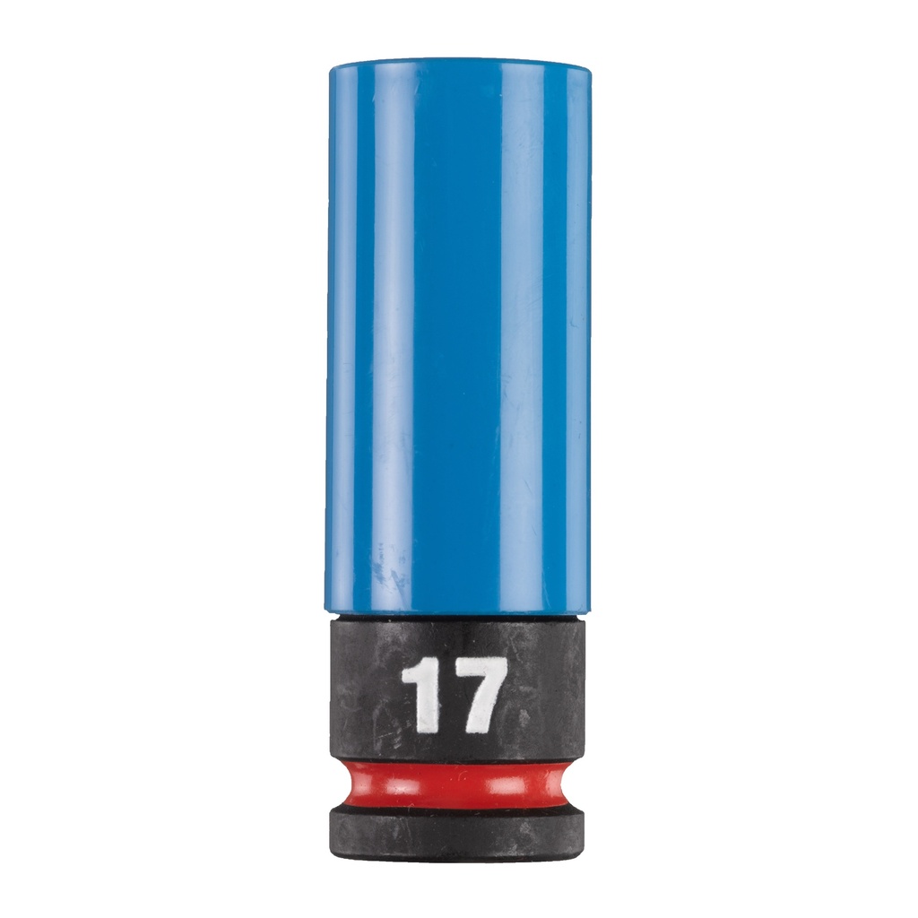 Vaso de impacto para llantas 1/2" largo 17mm