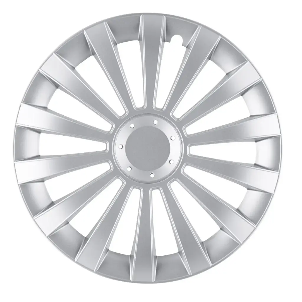 JUEGO 4 TAPACUBOS MERIDIAN PLATA 15"