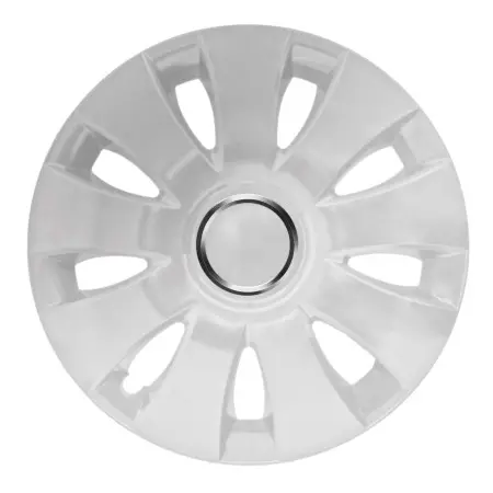 JUEGO 4 TAPACUBOS AURA BLANCO 13"