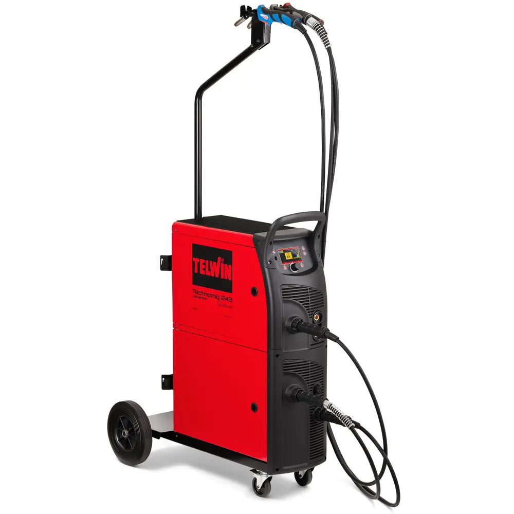 SOLDADORA INVERTER MULTIPROCESO (MIG-MAG/FLUX/MMA/TIG) DE 220 A TECHNOMIG 243 WAVE 