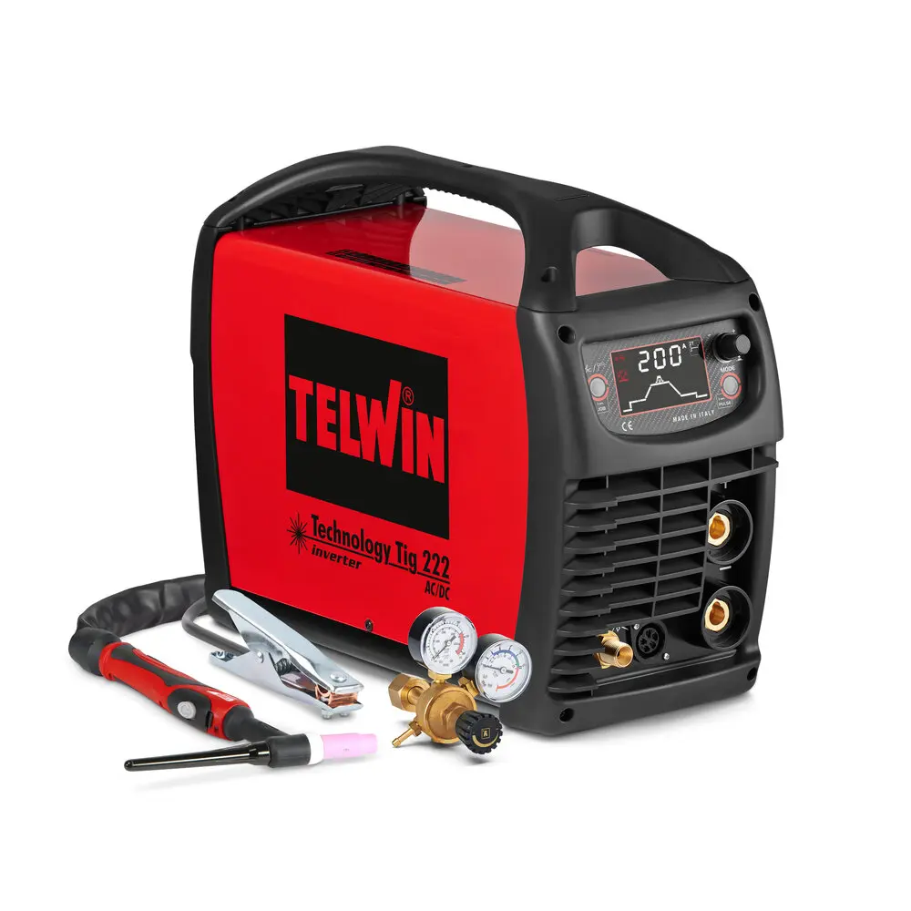 SOLDADORA INVERTER TIG TELWIN TECHNOLOGY TIG 202 AC/DC 816244