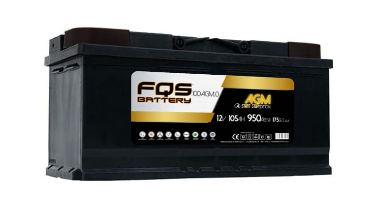 BATERIA 105Ah AGM 12V 950A +Der