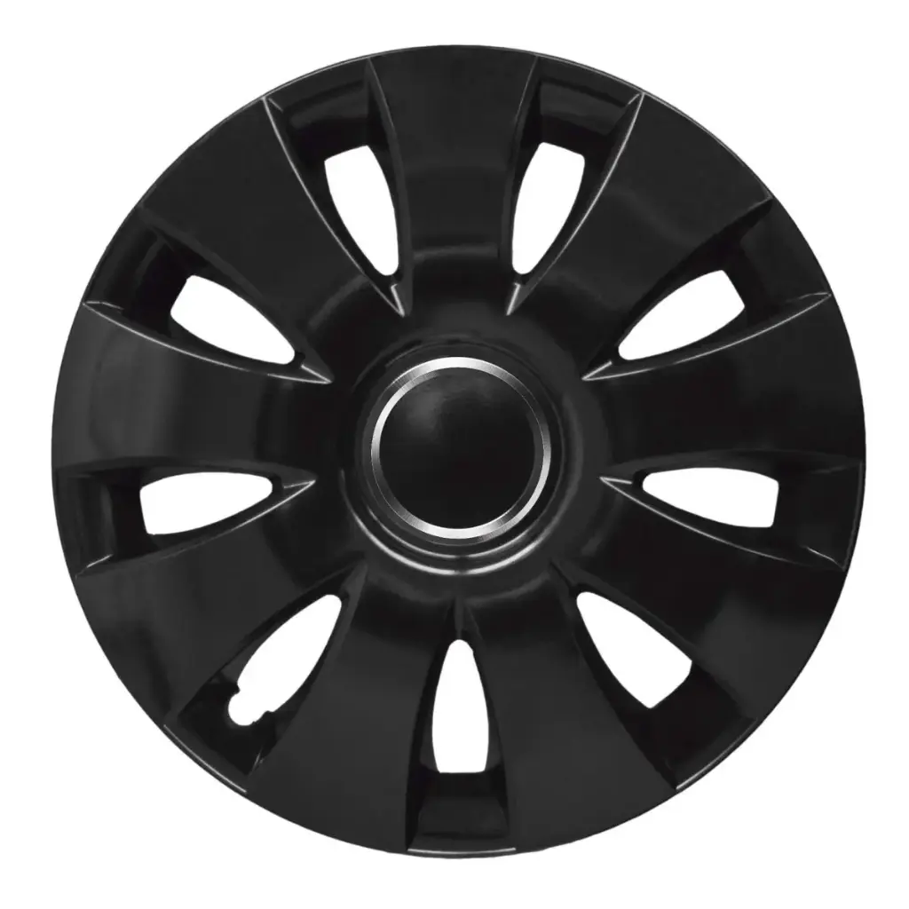 JUEGO 4 TAPACUBOS AURA NEGRO 13¨