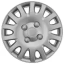 JUEGO 4 TAPACUBOS SHAM PLATA 13¨