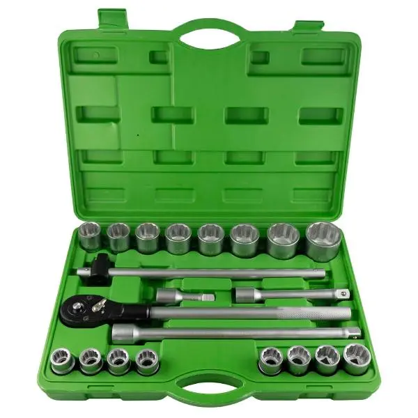 Jbm 53398 - MALETIN HERRAMIENTAS C/ 22 PZAS. AUTOCLE 3/4' 12 CANTOS