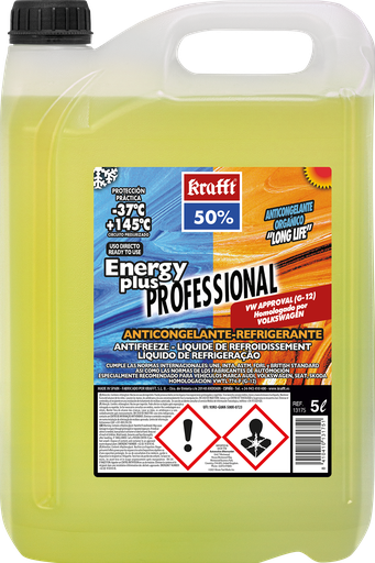 [KRA13175] REFRIGERANTE AMARILLO 50% 5 LITROS G12