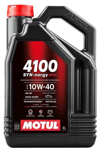 [MOT112891] 4100 SYN-NERGY SPEC 10W40,4L.