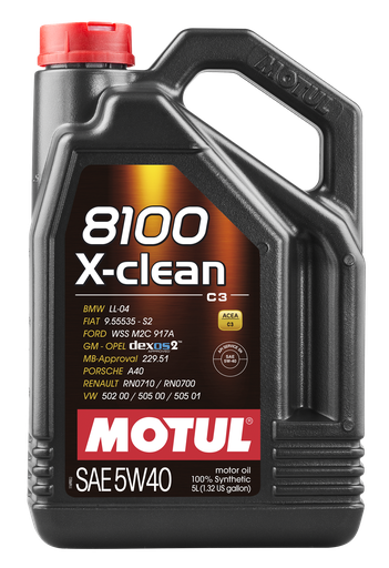 [MOT102051] ACEITE 5W40 5L.8100 X-CLEAN C3