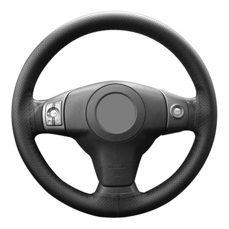 [KOS4801.40775NG] CUBREVOLANTE PIEL NEGRO - Ø37 cm/Ø39 cm.