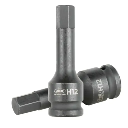 [JBM14009] PUNTA DE IMPACTO HEXAGONAL DE 1/2" 12MM 