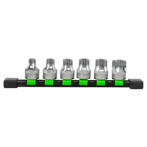 [JBM51410] JUEGO DE 6 PUNTAS TORX INVIOLABLE CON VASO DE 1/2" 