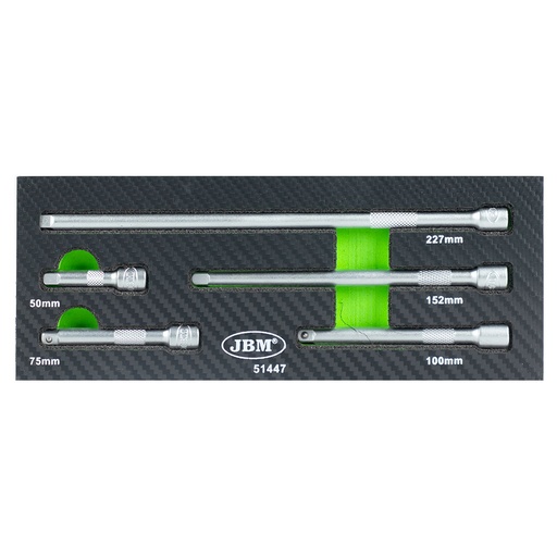 [JBM51447] SET BARRAS EXT. 1/4" CABOTA NORM