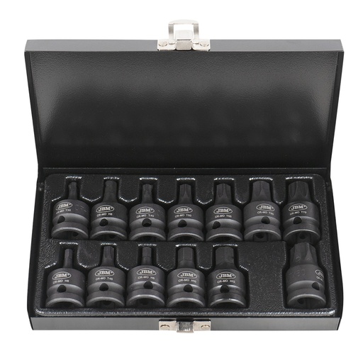 [JBM52344] J.LLAVES VASO 1/2" TORX 13 P.