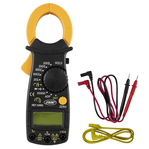 [JBM52952] MULTIMETRO CON PINZA AMPERIMETRI