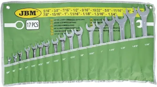 [JBM52972] J.LLAVES COMBINADAS 17P.PULGADAS