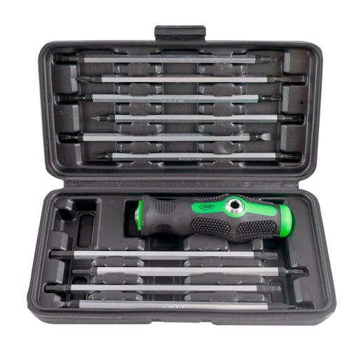 [JBM53010] ESTUCHE DE DESTORNILLADORES 20 EN 1 CON MANGO Y VARILLAS DE DOBLE PUNTA INTERCAMBIABLES