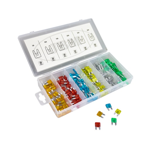 [JBM53355] ESTUCHE FUSIBLES MINI 120 PIEZAS