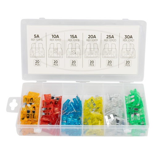 [JBM53356] ESTUCHE FUSIBLES 120 PIEZAS