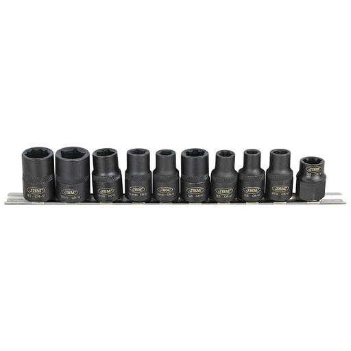 [JBM53669] SET DE 10 VASOS 1/2" PARA AUTOM.