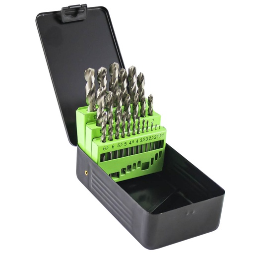 [JBM53856] ESTUCHE DE BROCAS HELICOIDALES 1-13MM HSS 4341 