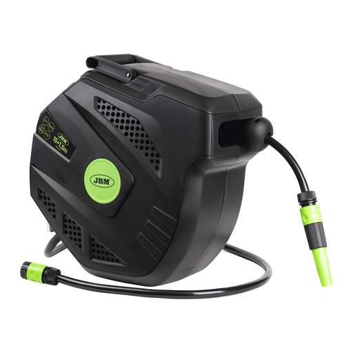 [JBM53872] CARRETE MANGUERA AGUA 15 M.VERDE