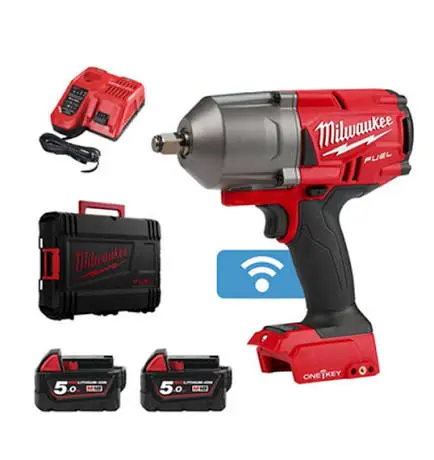 [MIL4933459727] Llave de impacto de alto par M18 FUEL™ ONE-KEY™ de ½″ con anillo 1898Nm